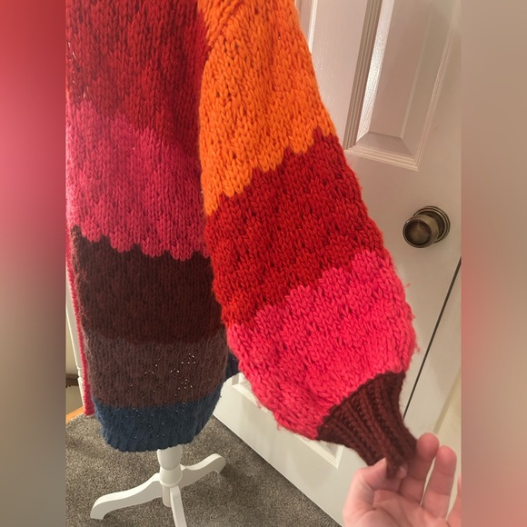 FARM Rio Block Striped Open Cardigan NWT! - Picture 7 of 16